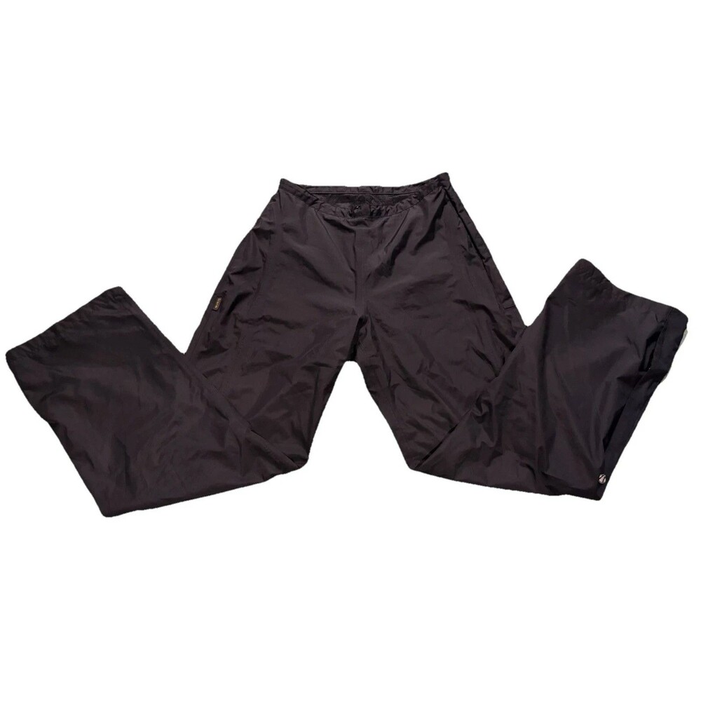 Sunice Lulu Womens's Storm Black Adjustable Waist &Legs Rain Pants Size Medium
